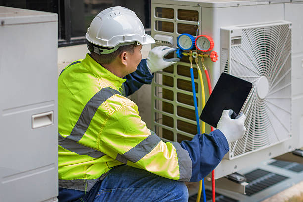Professional Ac Repair technician working in Old Bethpage, NY